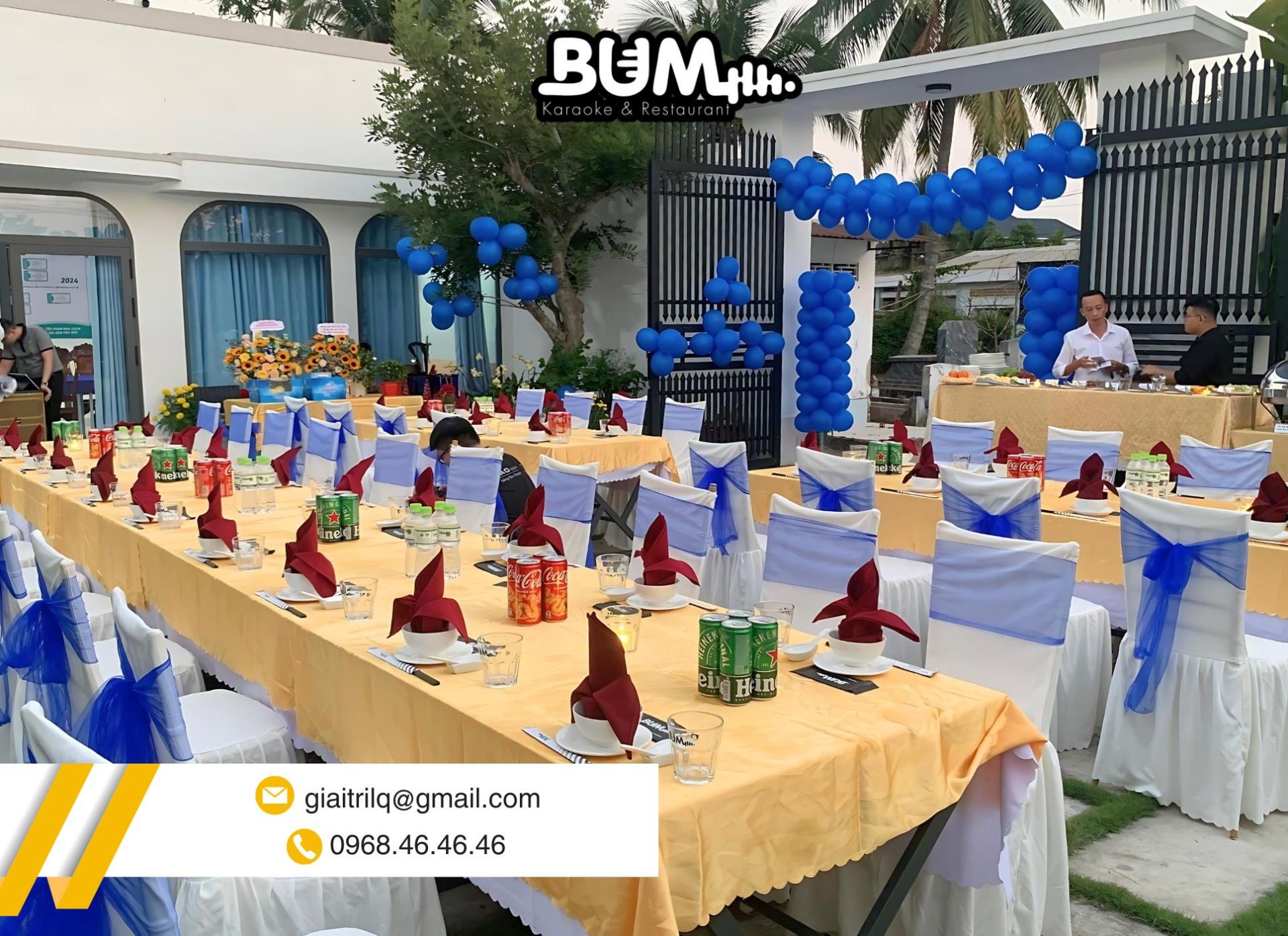 Chất lượng dịch vụ đẳng cấp khi đặt tiệc sinh nhật tại nhà